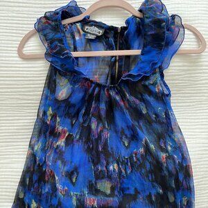 Angie Short Sleeve Flutter Top